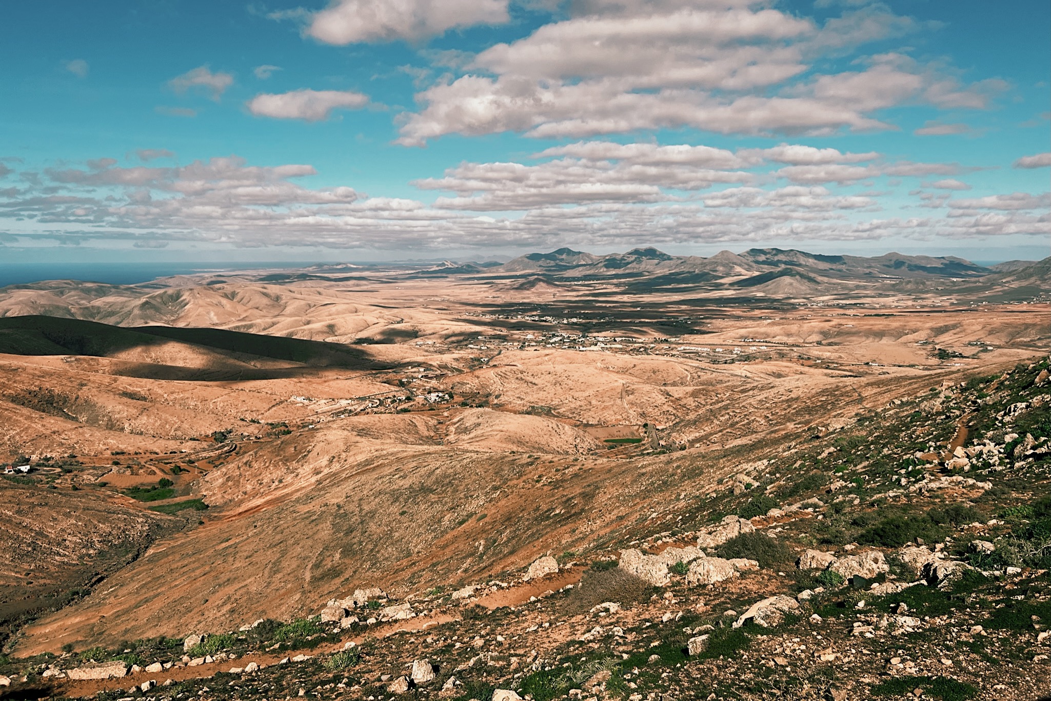 View while hiking on Fuerteventura from Morro de Velosa