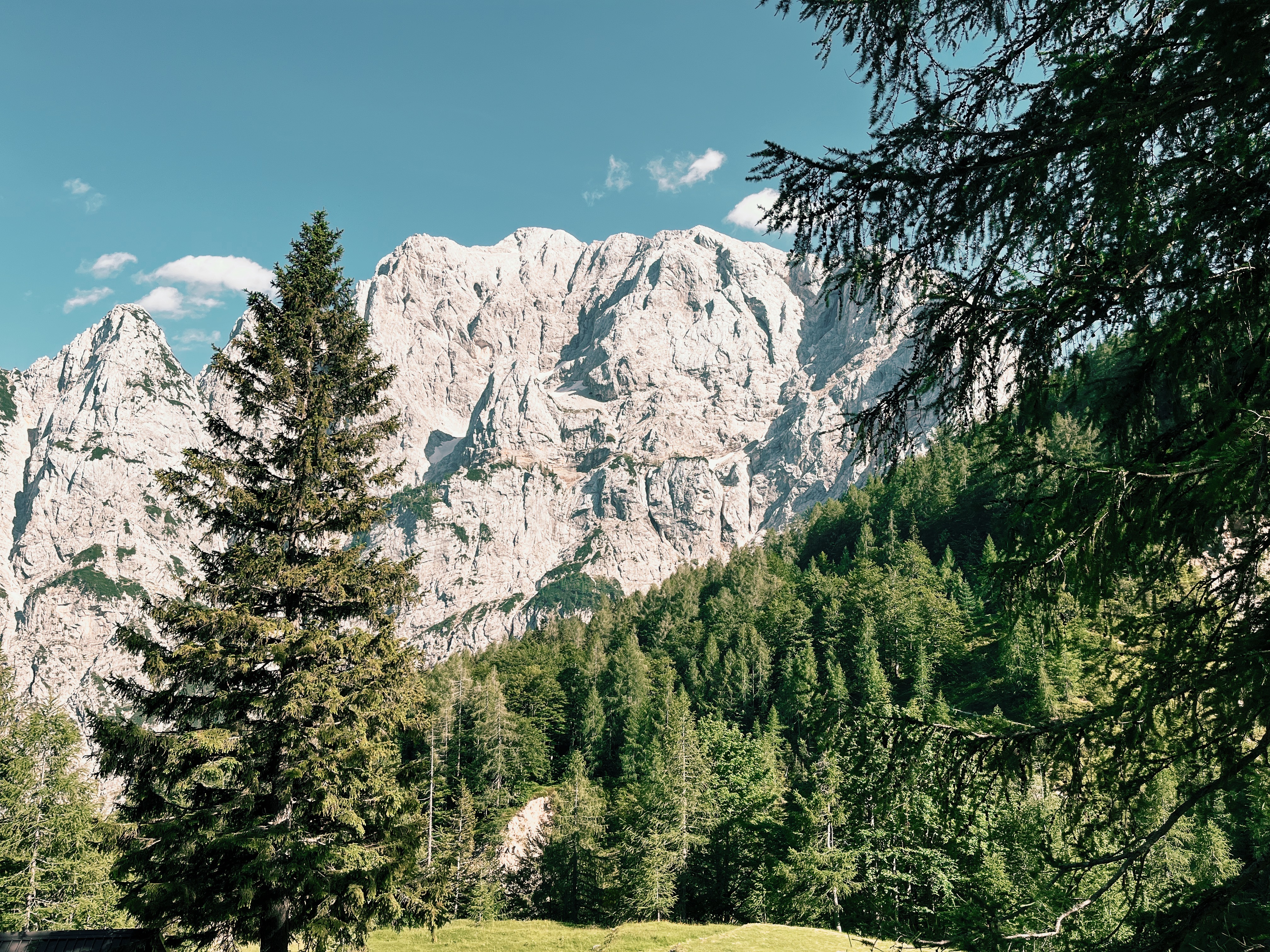 Erjavčeva’s mountain hut at Vrsc Pass, Slovenia on the Alpe Adria Trail